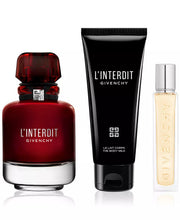 Givenchy L'Interdit Rouge Eau de Parfum 3 Piece Set for Women - Fragrance Me Baby