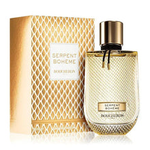 Boucheron Serpent Bohème Eau de Parfum bottle and box set with gold textured glass