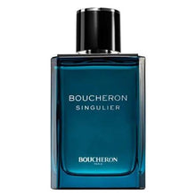 Boucheron Singulier Eau de Parfum for Men bottle in blue glass with black cap