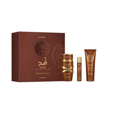 Lattafa Asad Bourbon 3 Piece Set Eau de Parfum for Men - Fragrance Me Baby