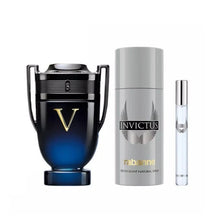 Paco Rabanne Invictus Victory Elixir Parfum Intense 3 Piece Gift Set for Men - Fragrance Me Baby
